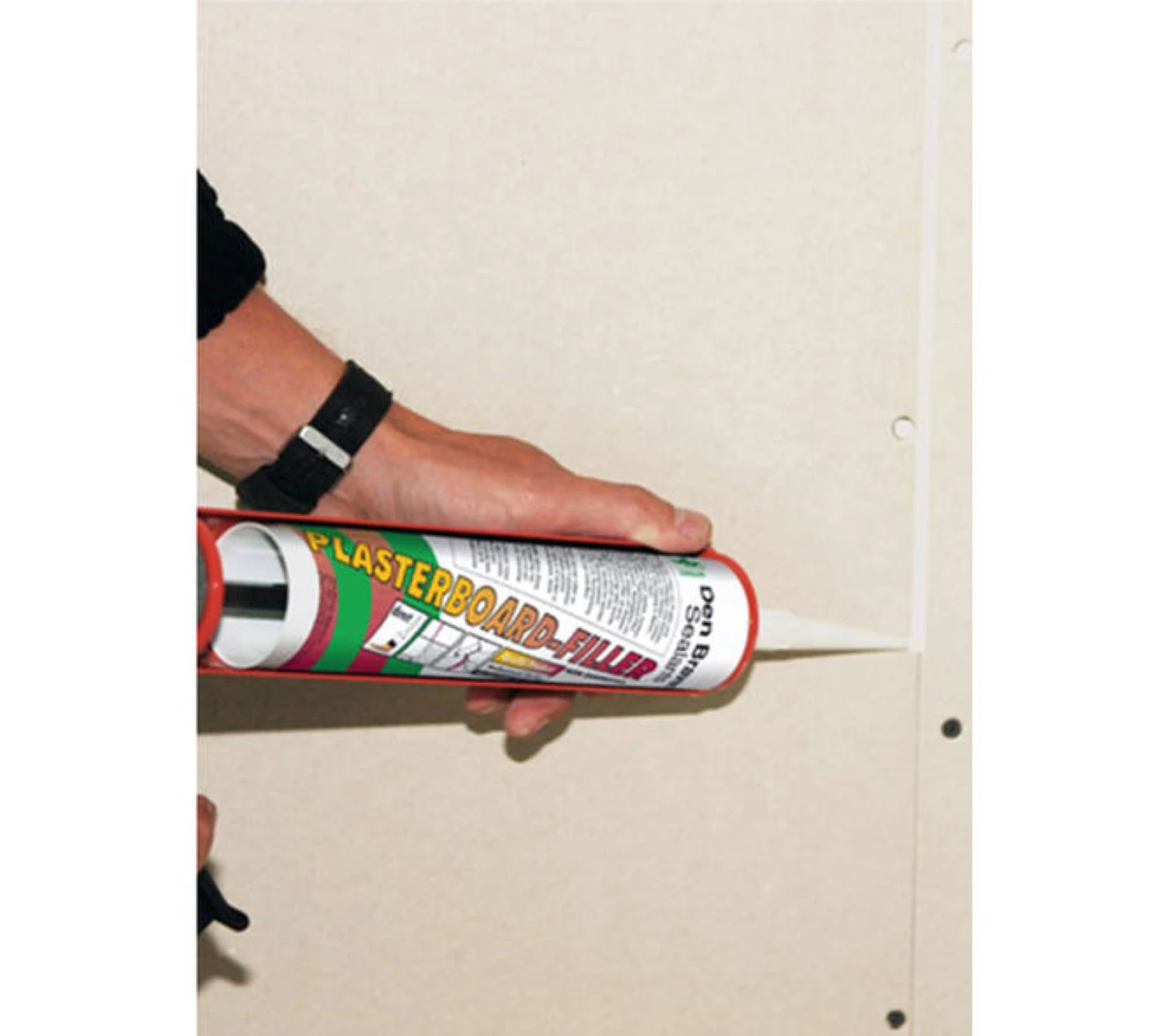 Zwaluw Den Braven 30880006 Plasterboard Filler - Pâte de rebouchage - Blanc - 310 ml - 12 pièces