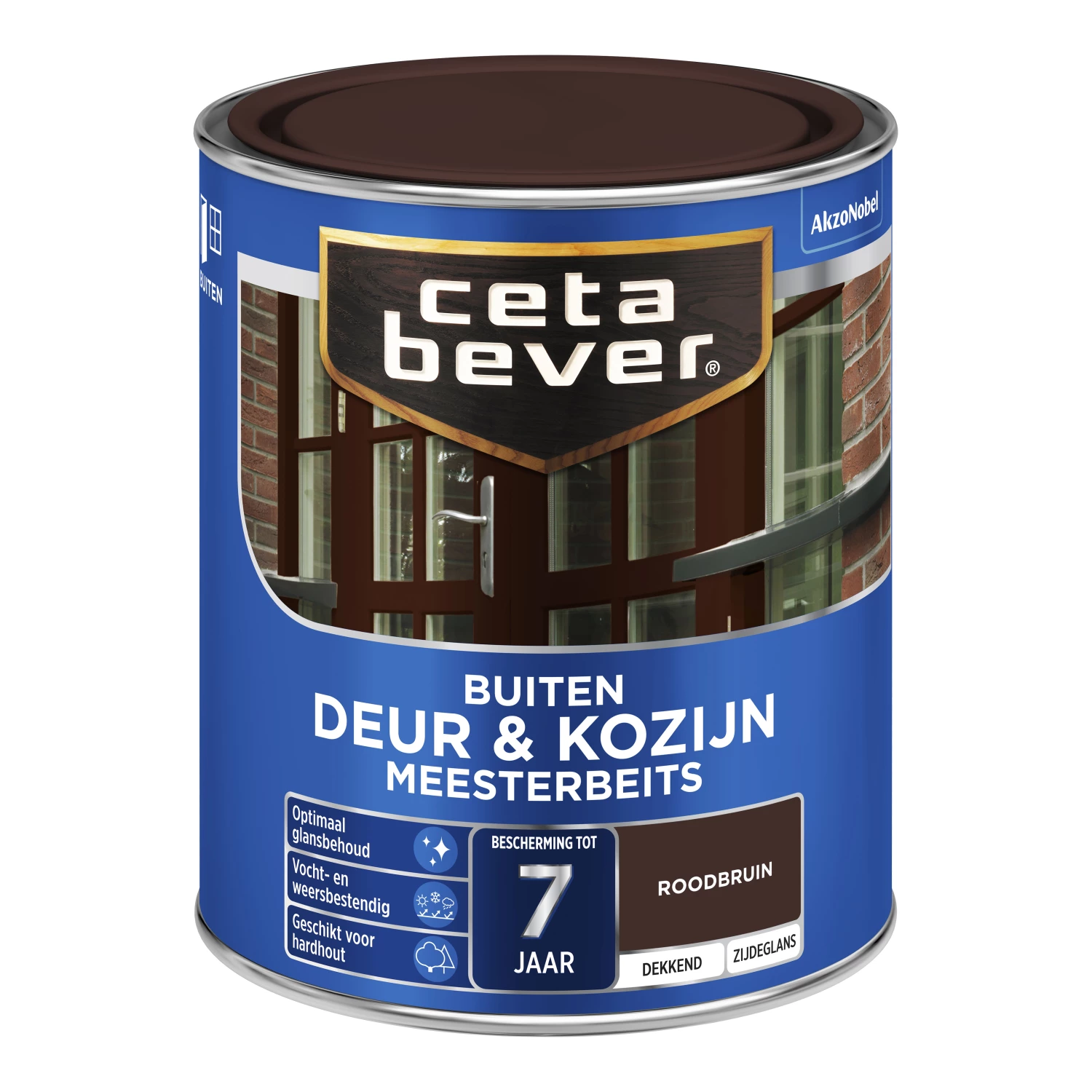 Cetabever Meesterbeits Deur En Kozijn Dekkend - Roodbruin - 750ml-image