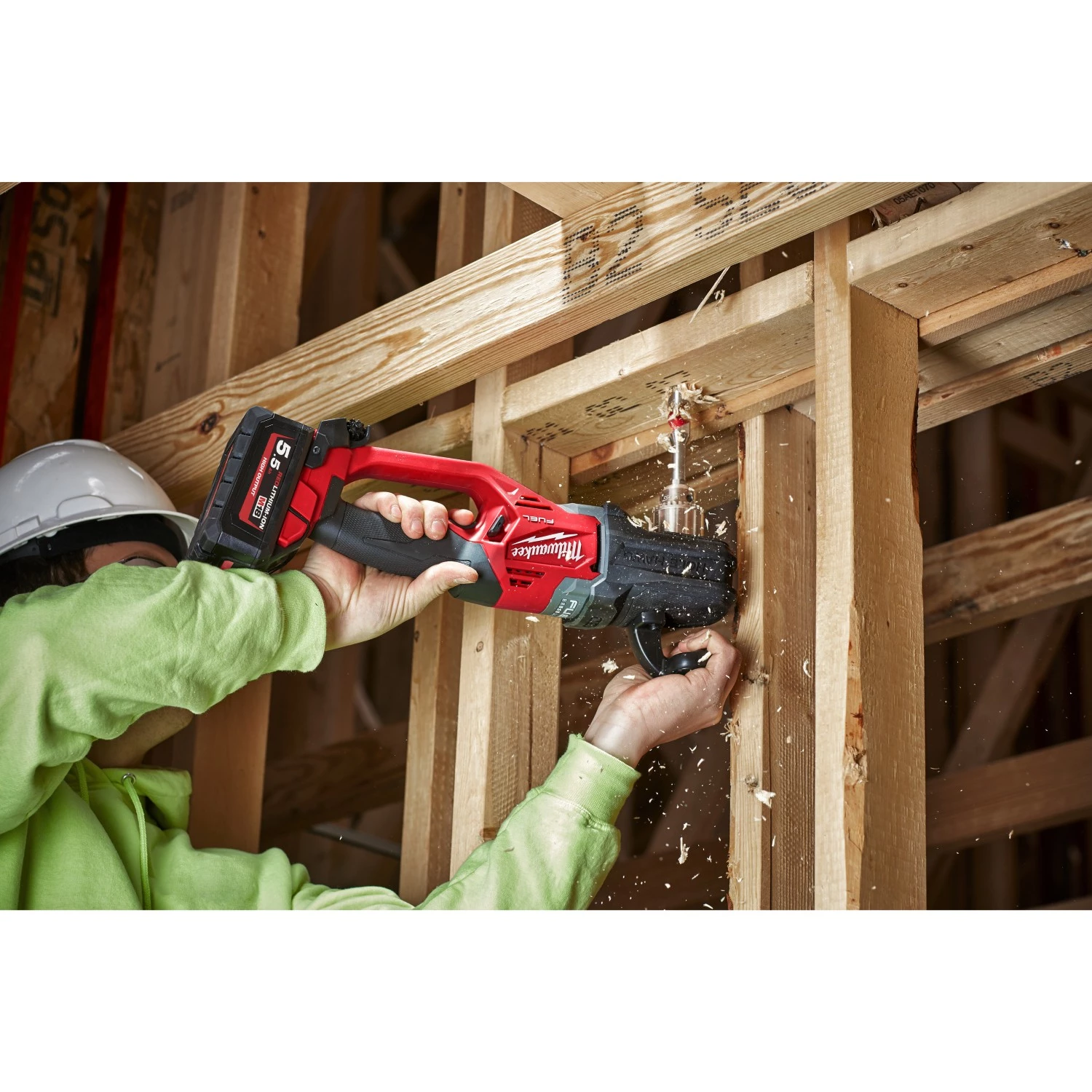 Milwaukee M18 CRAD2-0X 18V Li-Ion accu haakse boormachine body in HD-Box - 30Nm - koolborstelloos-image