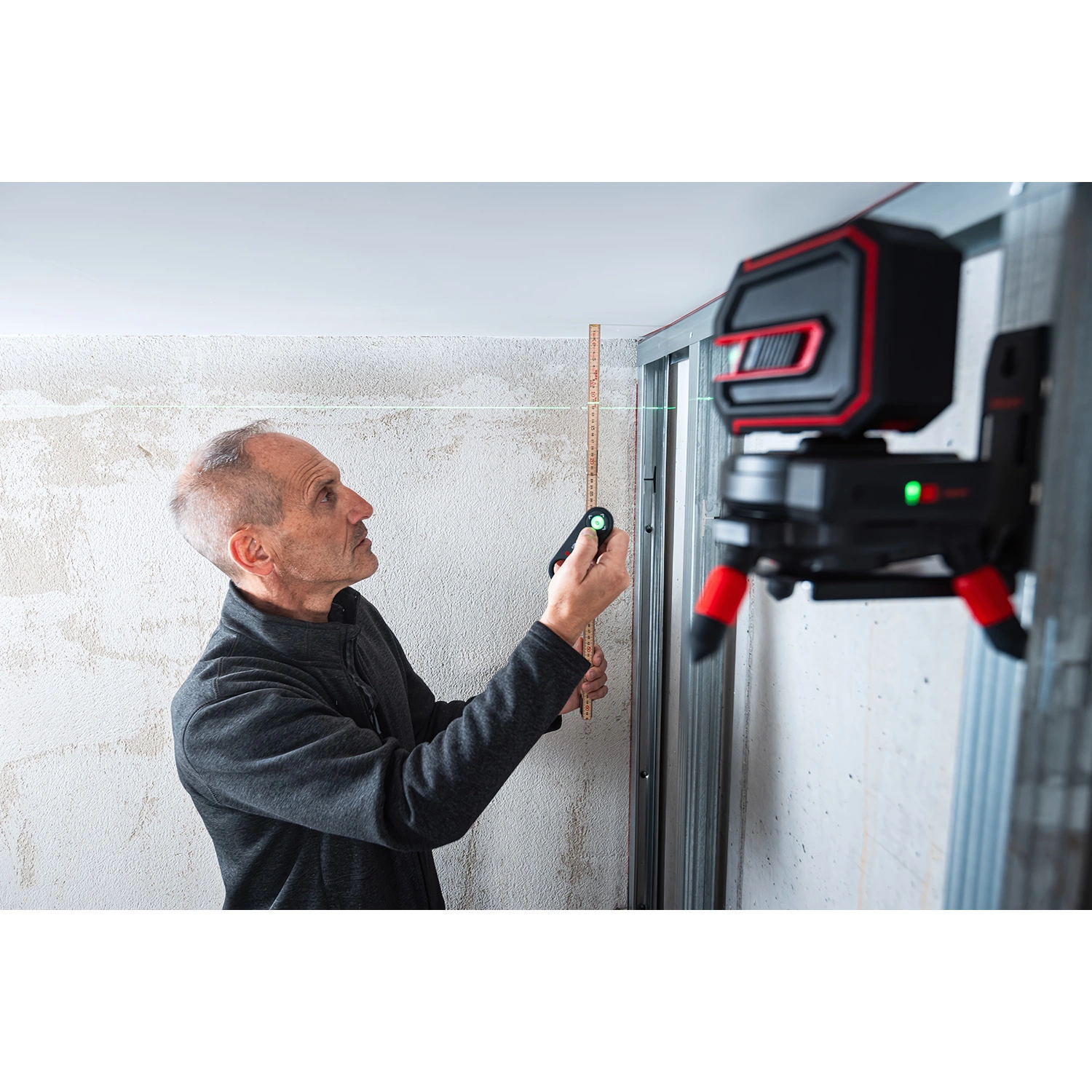 Sola RCB Autobase Set laserbasis - incl. afstandsbediening en wandhouder-image