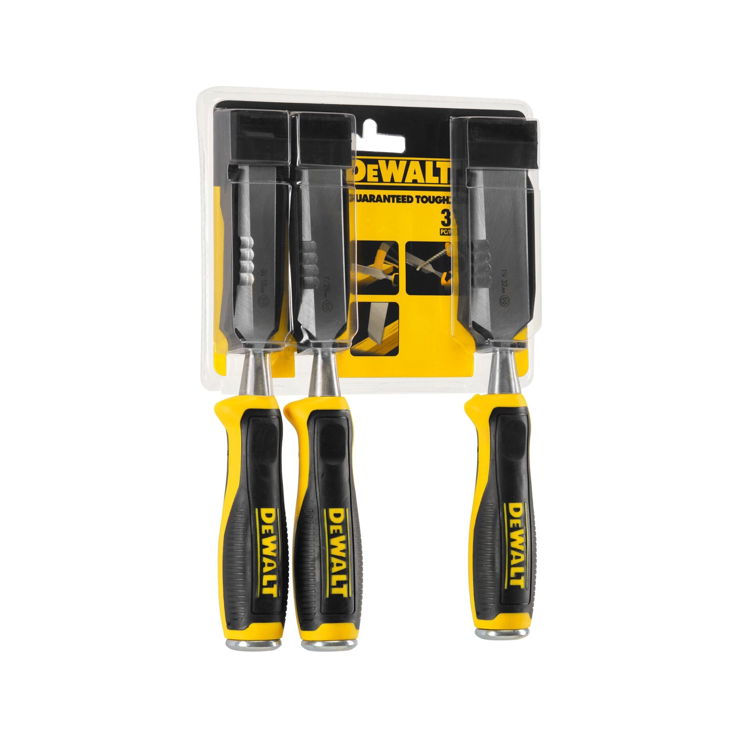 DeWALT DWHT0-16148 3-delige Sloopbeitelset - 18/25/32mm-image