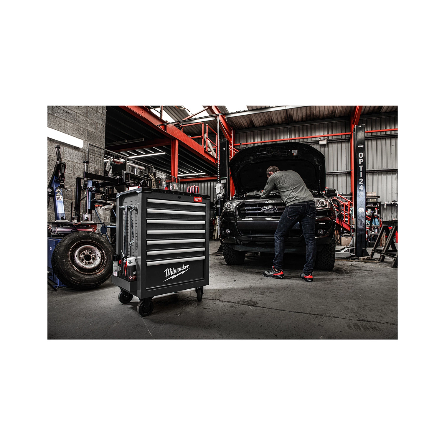 Milwaukee 4932500740 TOOLGUARD™ SRC27-2 Stalen Gereedschapswagen  - 27" / 69 cm-image