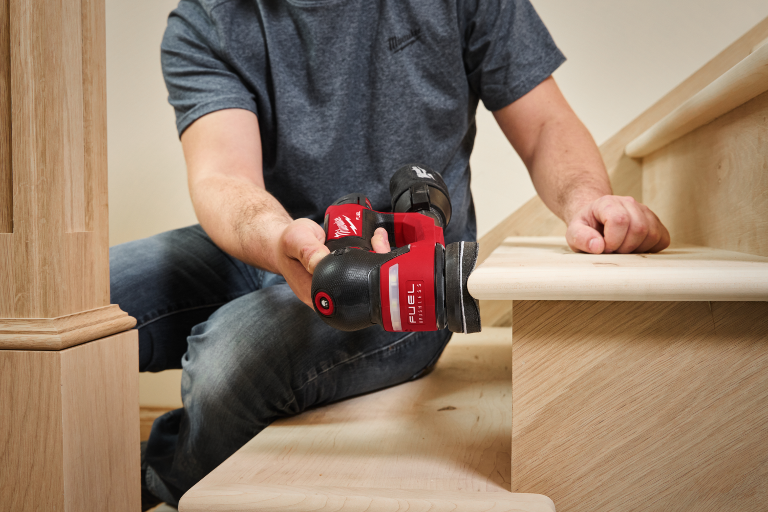 Milwaukee M12 FSDR75-0B 12V Li-ion ponceuse excentrique sans fil - Corps uniquement - 75mm-image