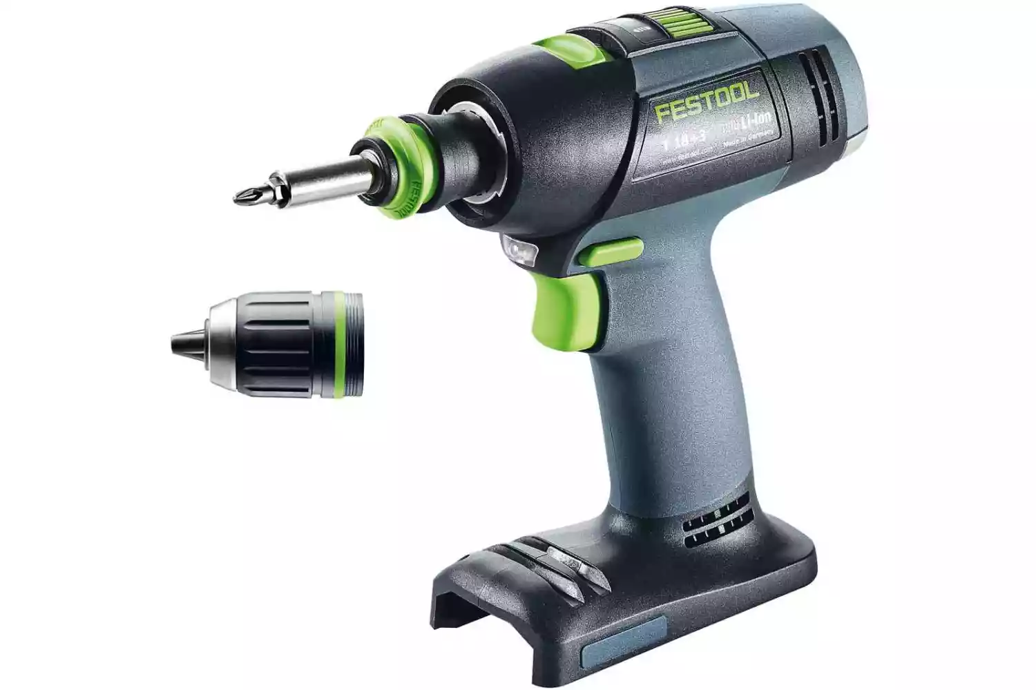 Festool T 18+3-Basic 18V Li-Ion accu schroefboormachine body in systainer - 45Nm - 35mm - koolborstelloos-image