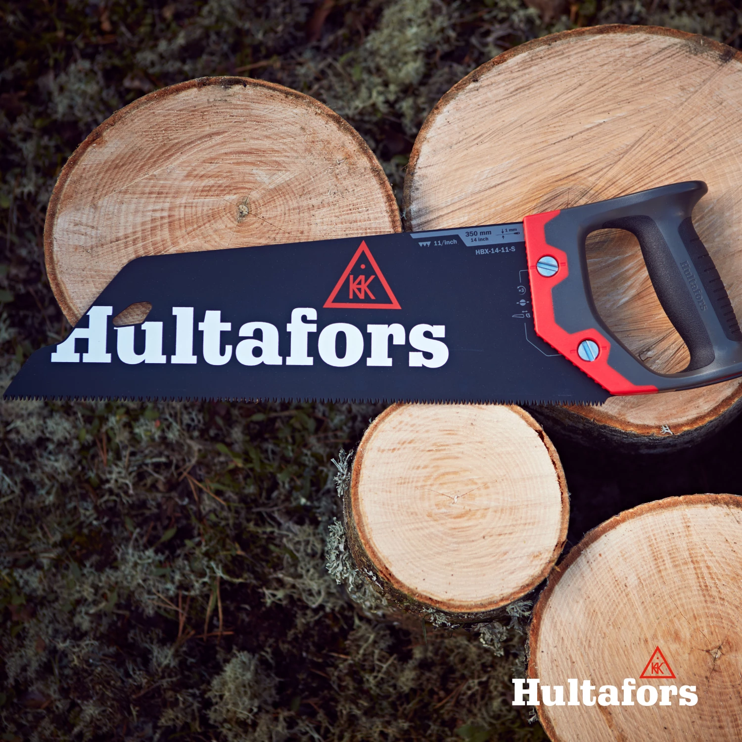 Hultafors HBX-14-11-S - Scie à main courte - 11TPI - 350 mm-image