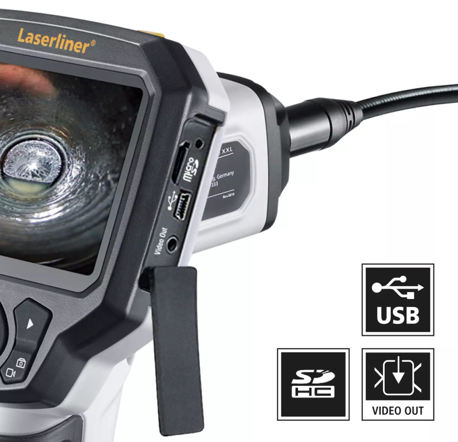 Laserliner VideoScope XXL Inspectiecamera - 9mm x 5m - 640 x 480px - 4GB-image