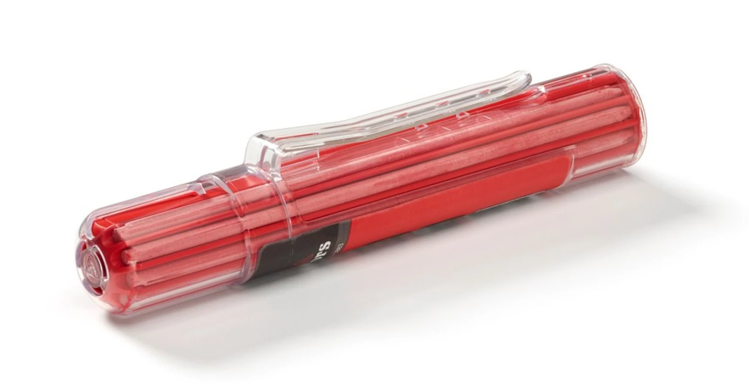 Hultafors HRD-R Markeerpotlood navulling (10 st) - Rood-image