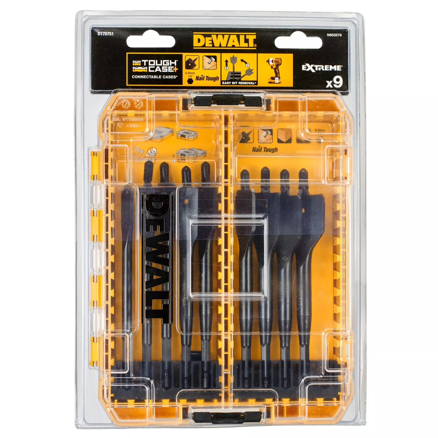 DeWALT DT70751 9-delige exteme impact Speedboren set - 12 / 14 / 16 / 18 / 20 / 22 / 25 / 28 / 32 x 152mm-image