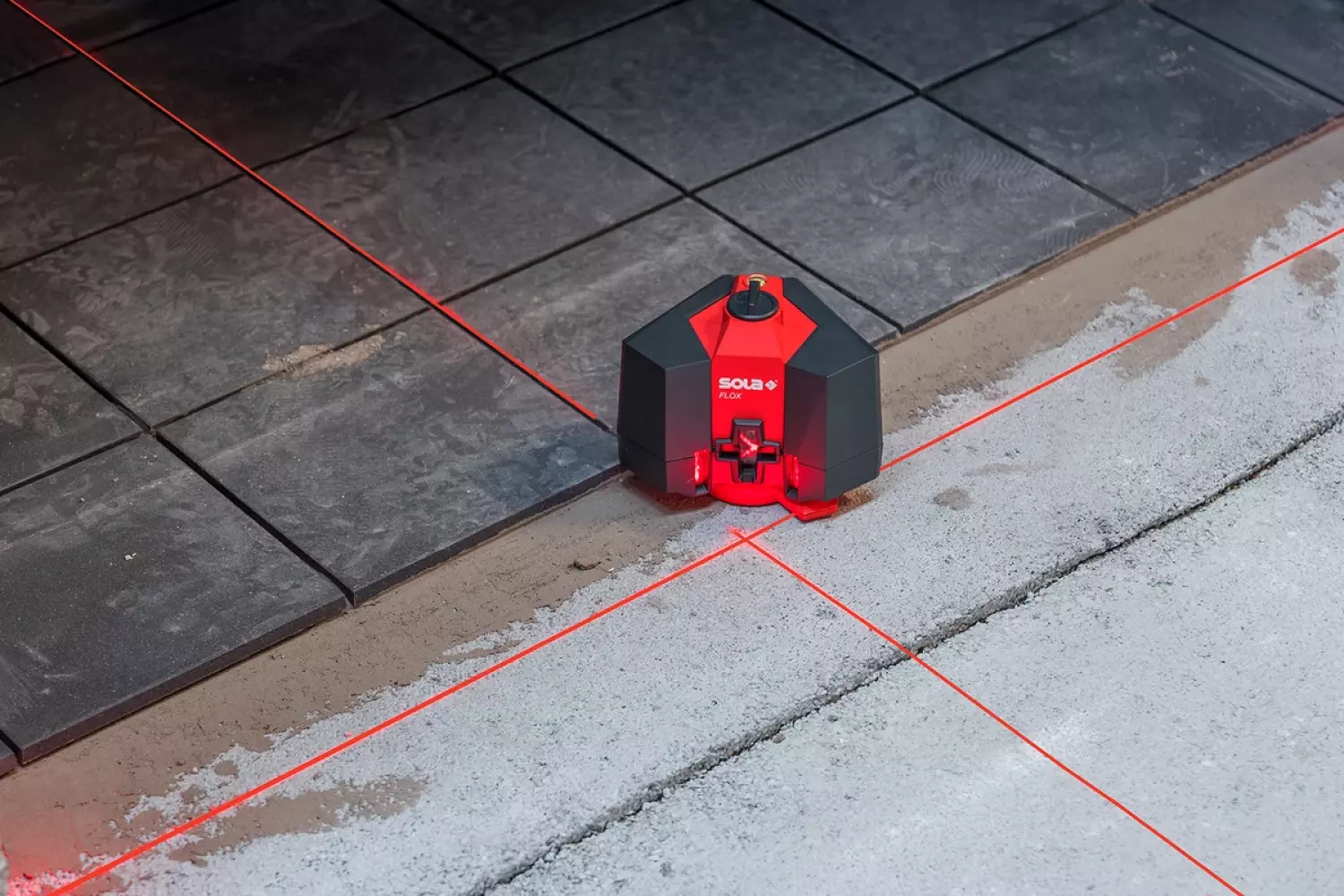 Sola Flox vloer en kruislijnlaser in koffer + laserbril - 10m-image
