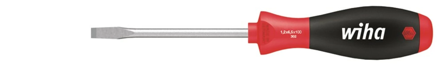 Wiha 00711 Tournevis SoftFinish Fente avec lame ronde - 10,0 mm x 200 mm-image