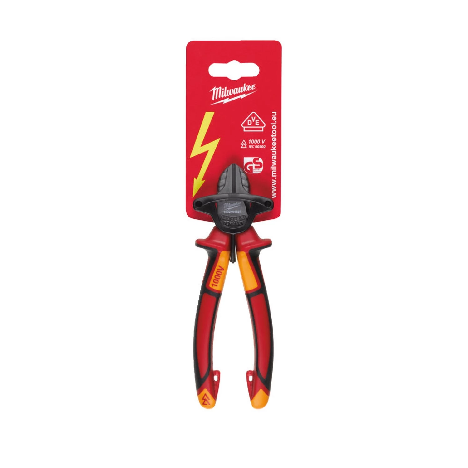 Milwaukee 4932464567 VDE Pince à coupe latérale - 160mm-image