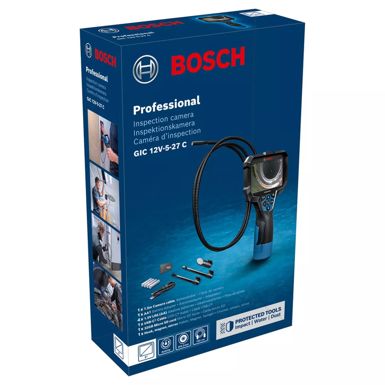 Bosch GIC 12V-5-27 C 12V accu Inspectiecamera-image