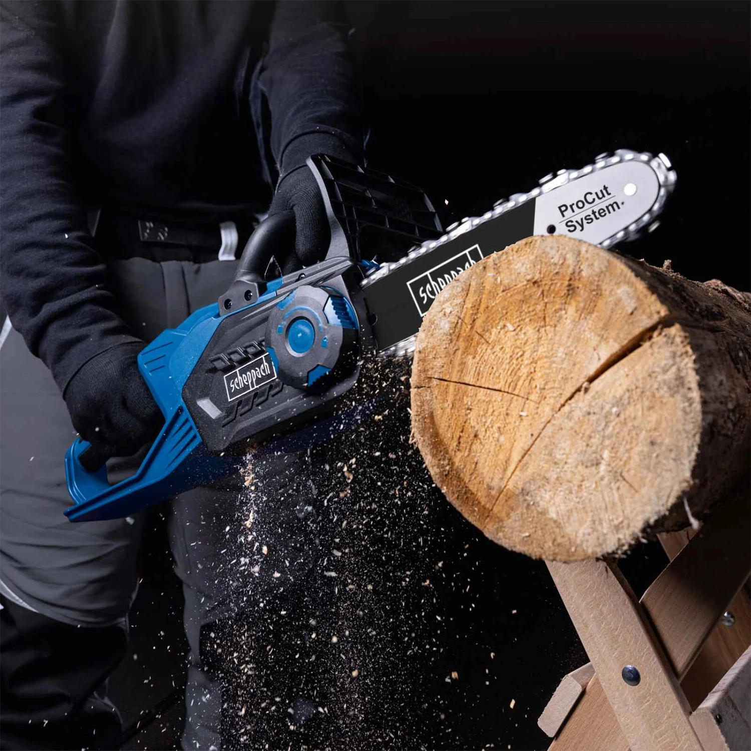 Scheppach Scie à Chaîne sans Fil 20V C-CS254-X 10"-image