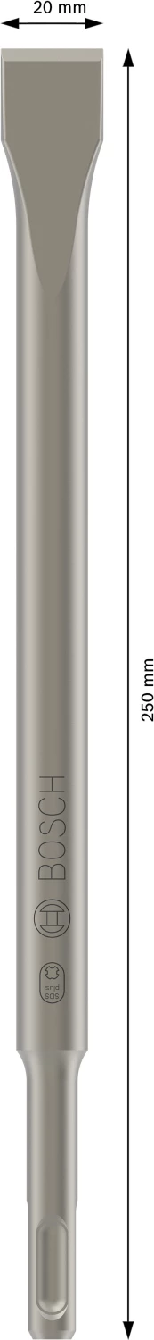 Bosch 2608690144 SDS-plus Platte beitel - 250 x 20mm-image