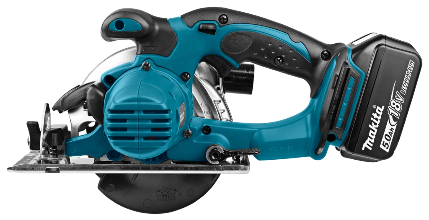 Makita DSS501RTJ 18V Li-Ion Accu cirkelzaag set (2x 5.0Ah accu) in Mbox - 136mm-image