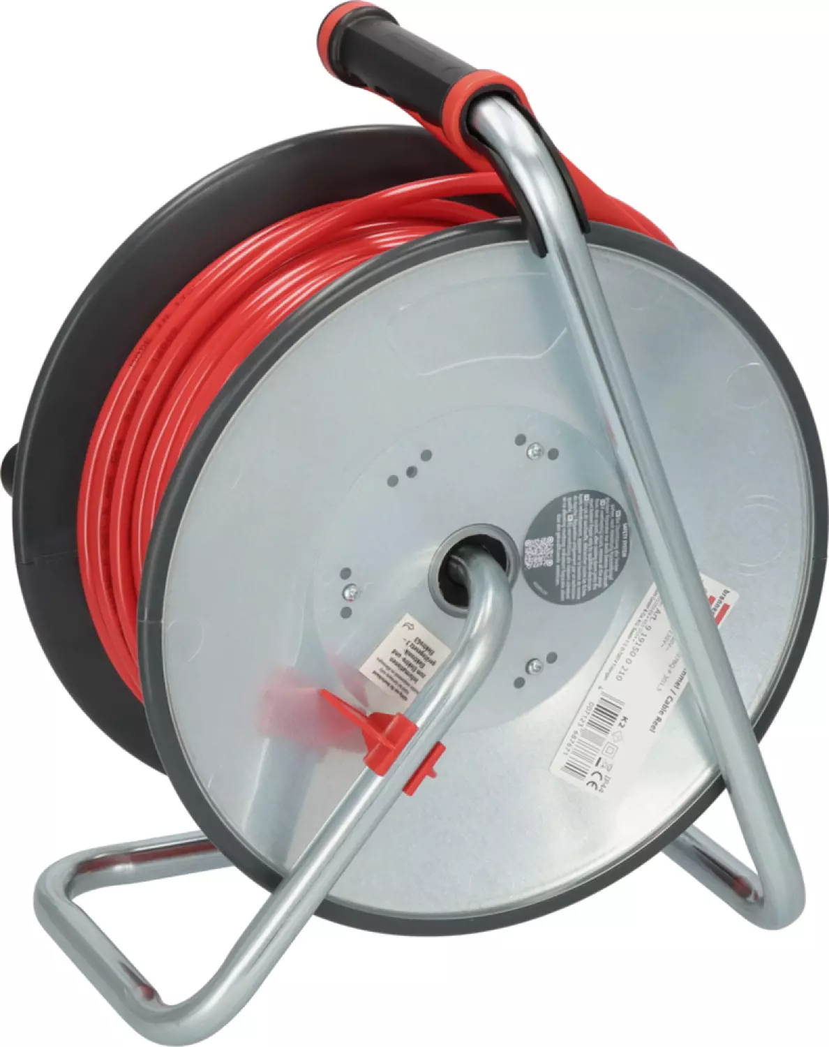 Brennenstuhl Professional SC 5110 SteelCore Enrouleur de câble H07BQ-F 3G1,5 - IP44 - 50m - Rouge-image