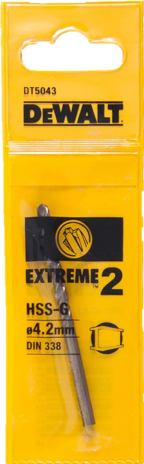 DeWALT DT5043 HSS-G metaalboor EXTREME 2™ - 4.2x75mm-image