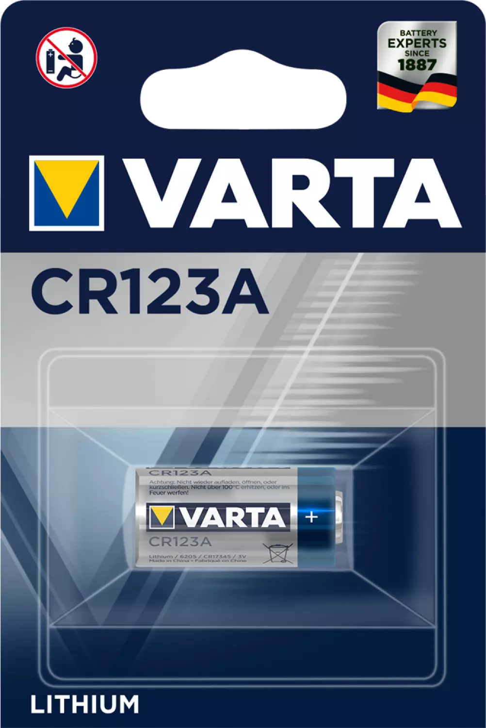 Varta 6205301401 Batterij - CR123A-image