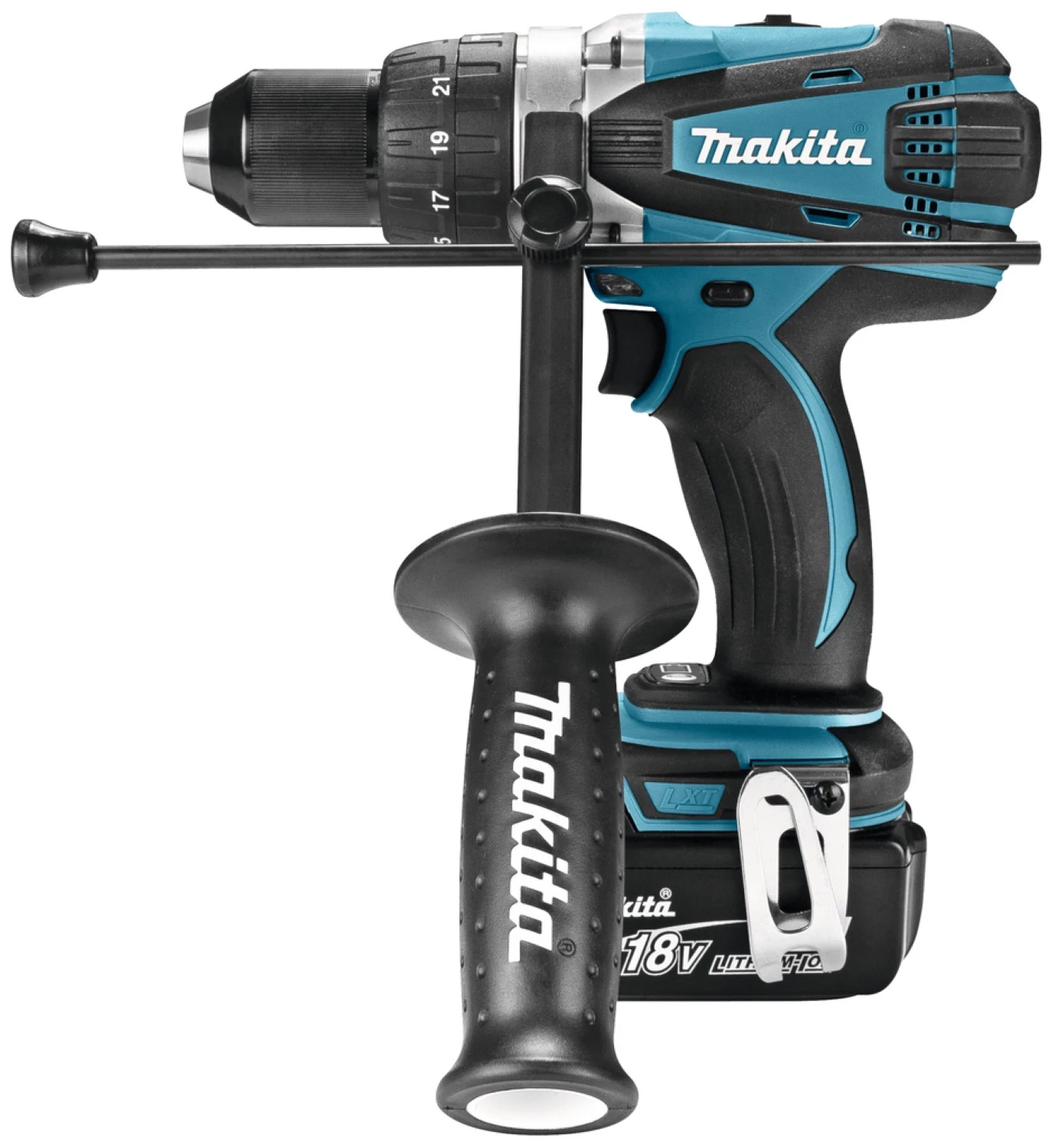 Makita DHP458RMJ set perceuse visseuse à percussion à batteries 18V Li-Ion (2x batterie 4.0Ah) dans MAKPAC-image