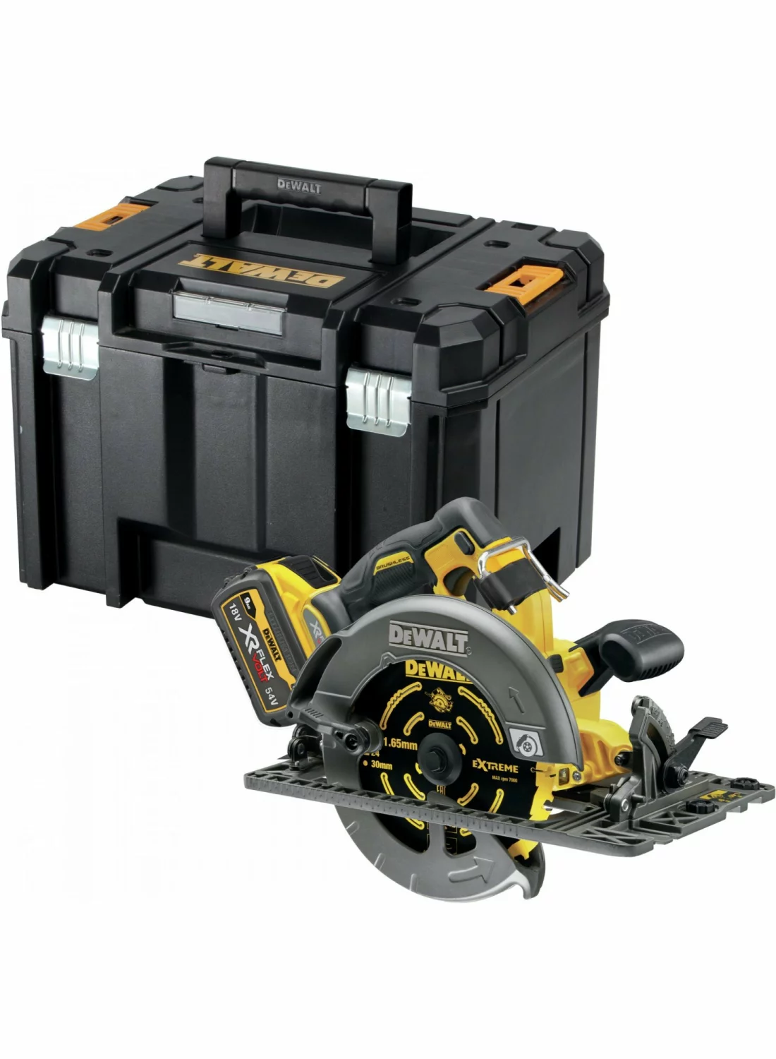 DeWALT DCS579NT 54V FlexVolt Li-Ion accu cirkelzaag body in TSTAK - 190mm-image