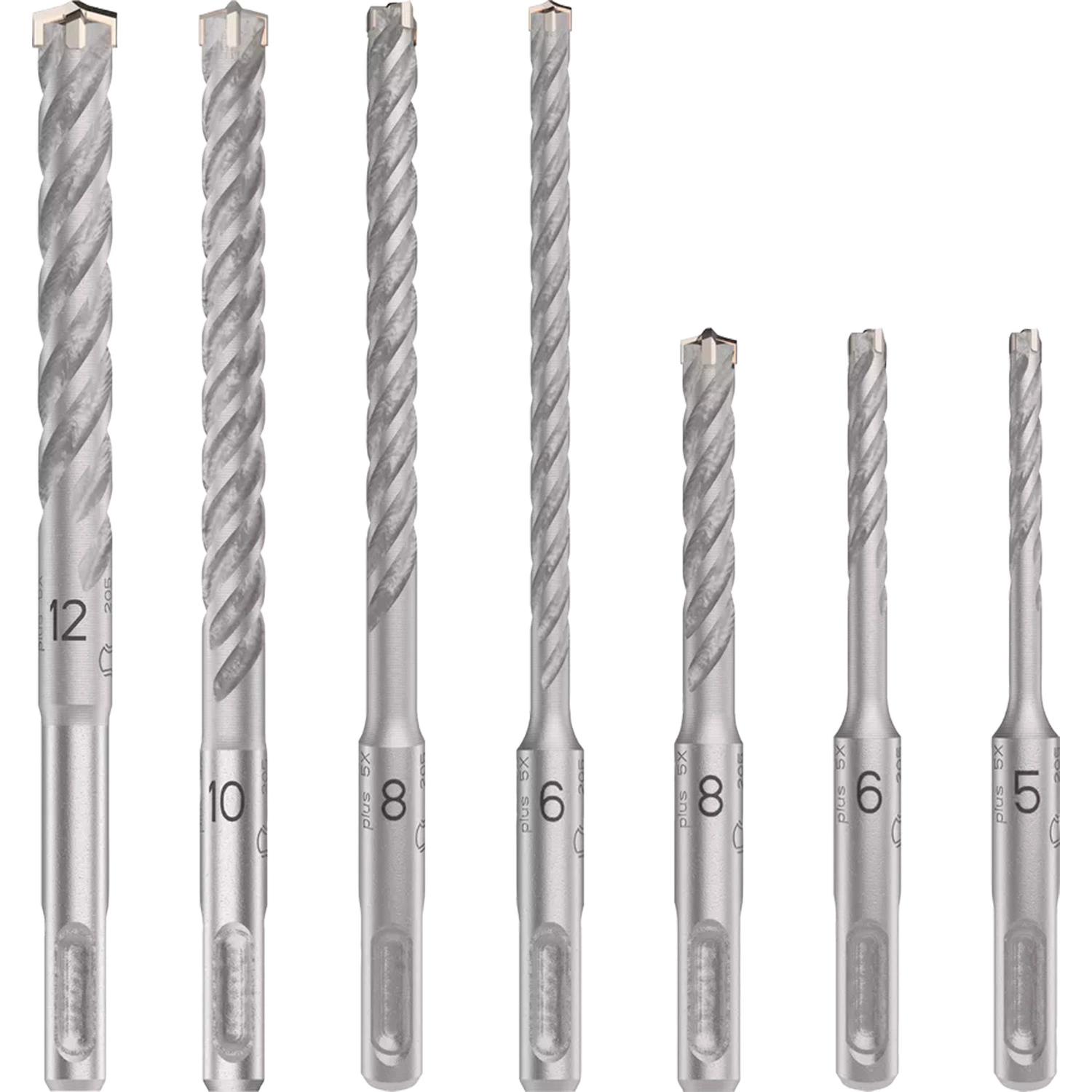 Bosch 2608707246 Jeu de 7 embouts de perçage SDS plus-5X PRO-image