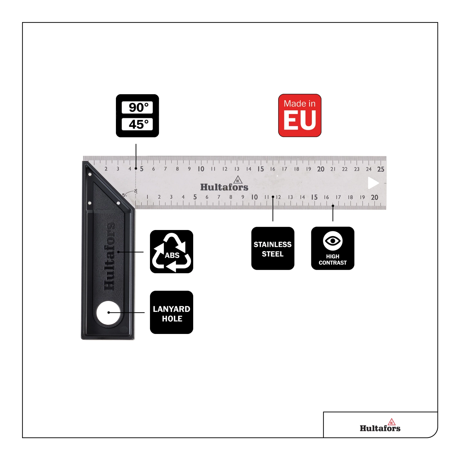 Hultafors S25L Crochet de magasin léger - 250mm-image