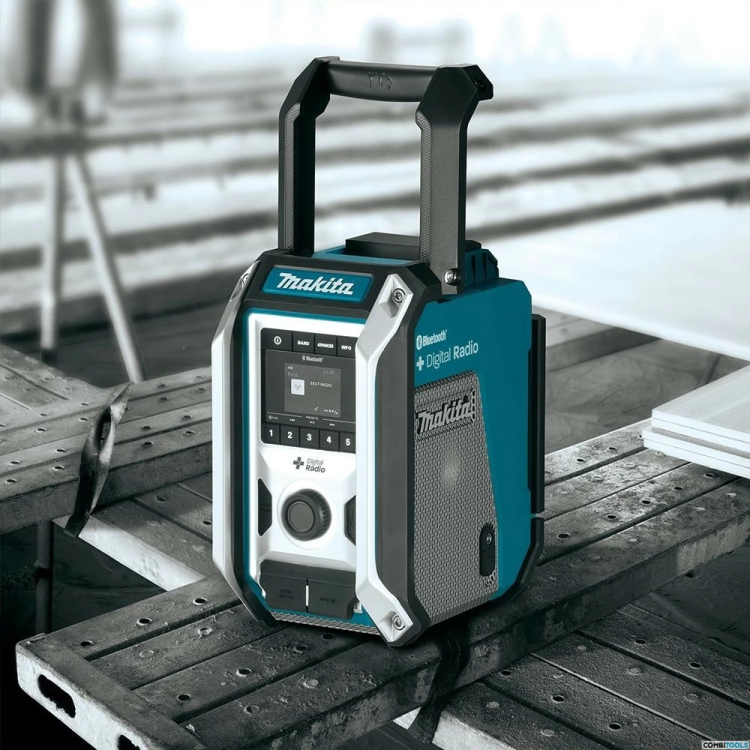 Makita DMR115 Radio de chantier Secteur & batterie - 10,8-18V Li-ion - Bluetooth - Machine seule-image