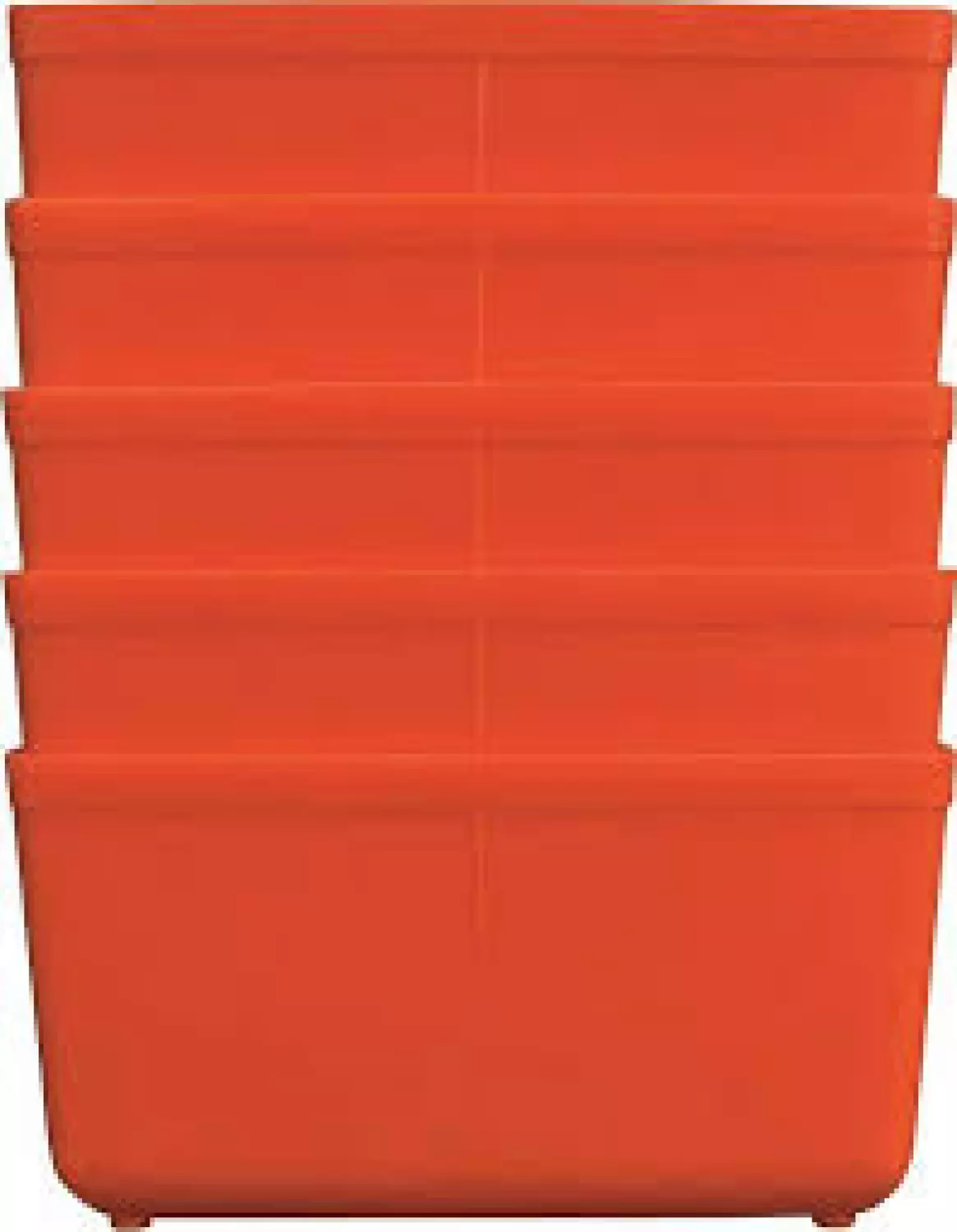 Erro 814908 Plateau CombiBox 4 - 8 x 12 x 4cm - Rouge (3pcs)-image