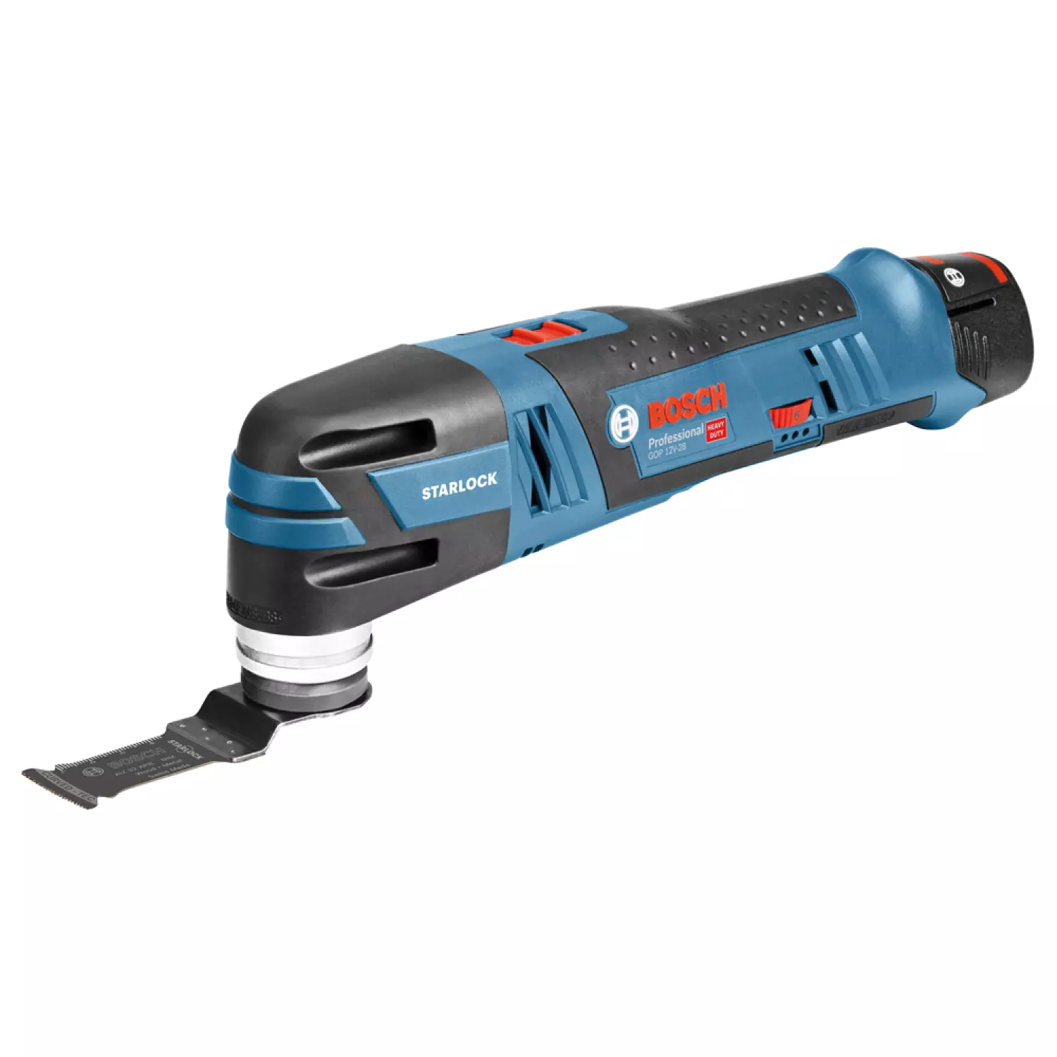 Bosch GOP 12V-28 12V Li-Ion Accu multitool set (2x 3.0Ah accu) + 12 delige accessoireset in L-Boxx-image