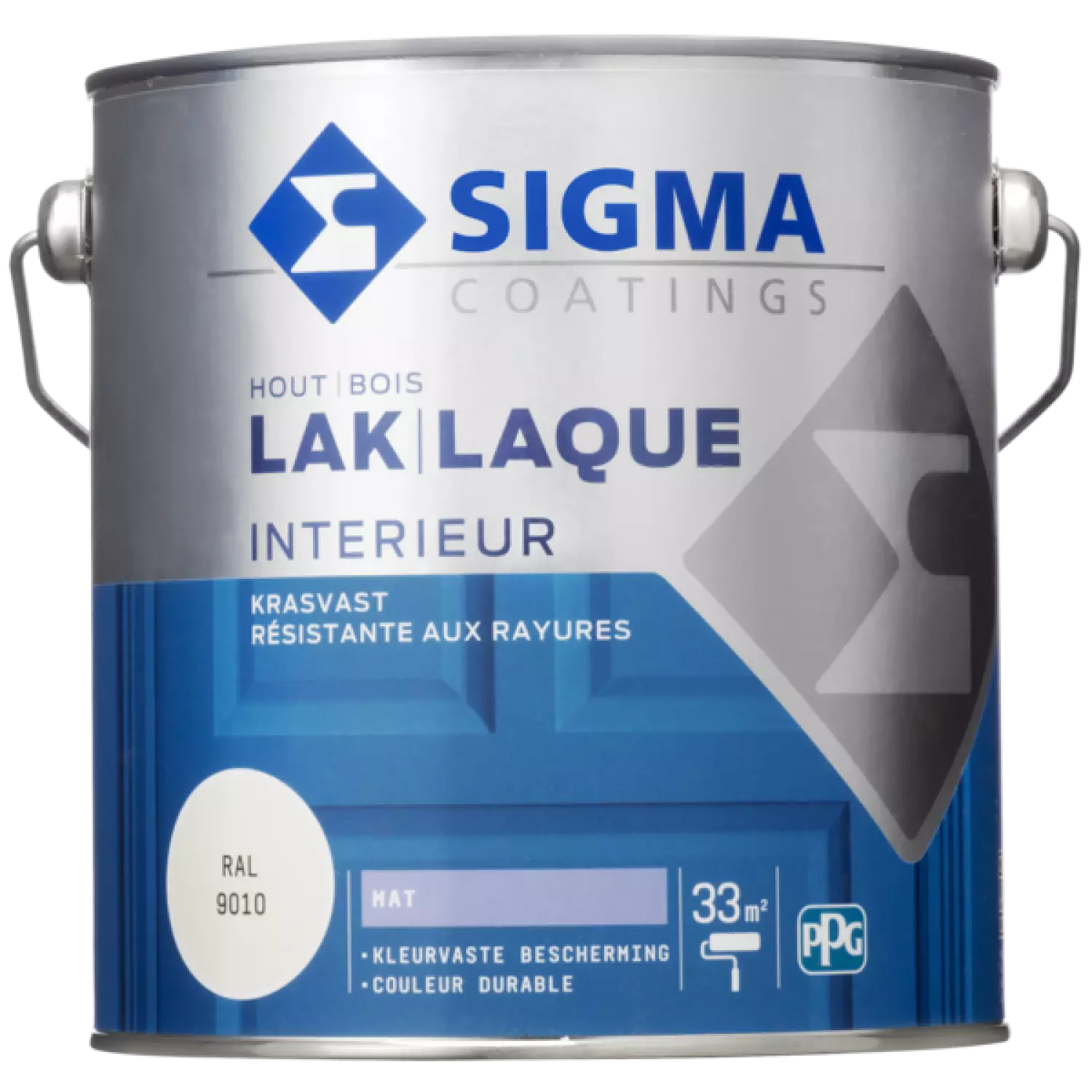 Sigma Houtlak interieur mat - Ral 9010 - 2.5L-image
