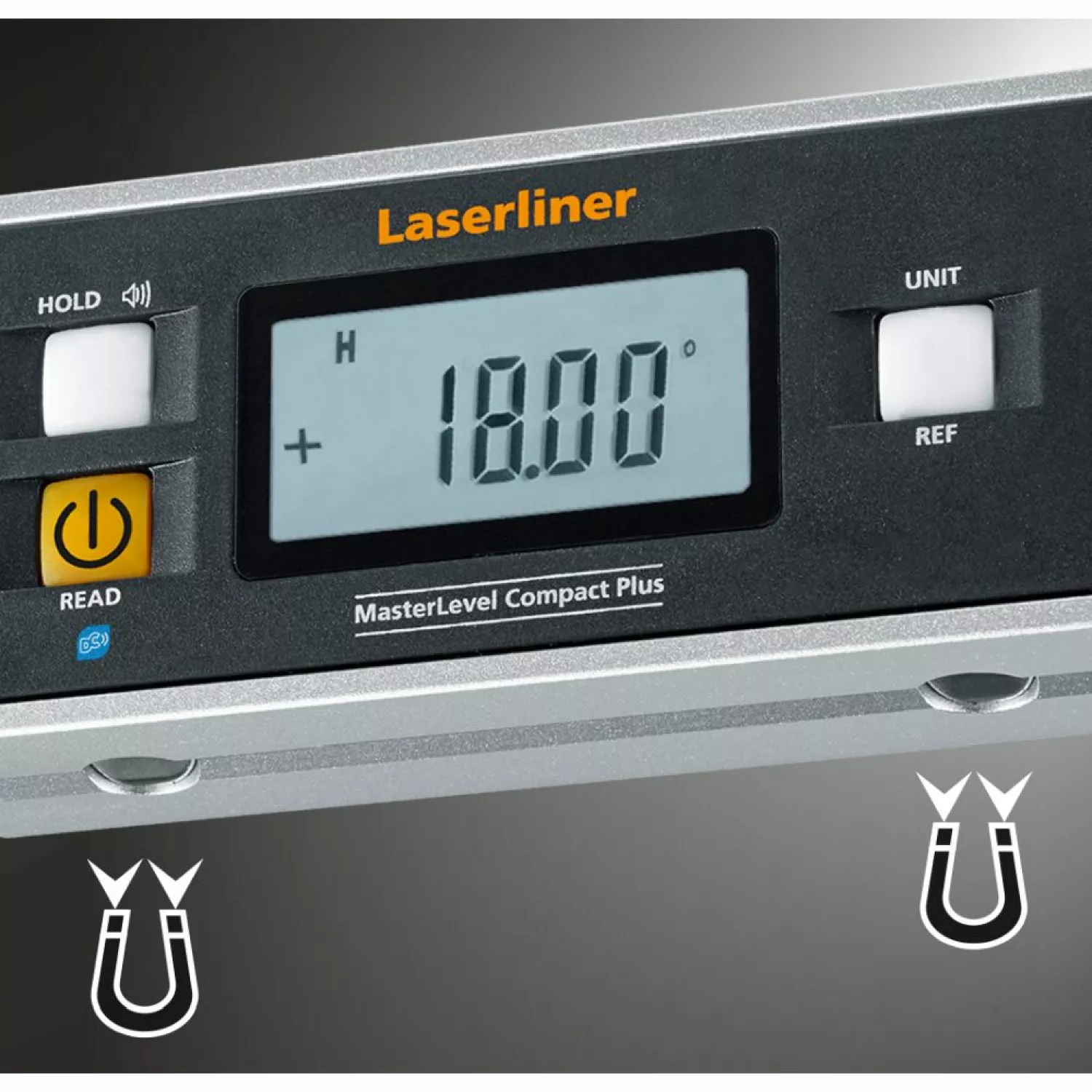 Laserliner MasterLevel Compact Plus Elektronische waterpas met v-groef - bluetooth - magnetisch-image