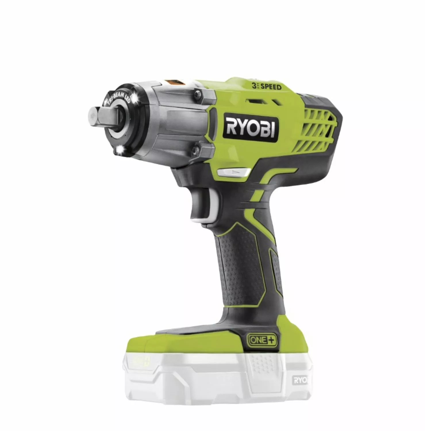 Ryobi R18IW3-0 - Boulonneuse à chocs sans fil (machine seule) - Li-Ion 18V ONE+ - 400 Nm - 1/2"-image