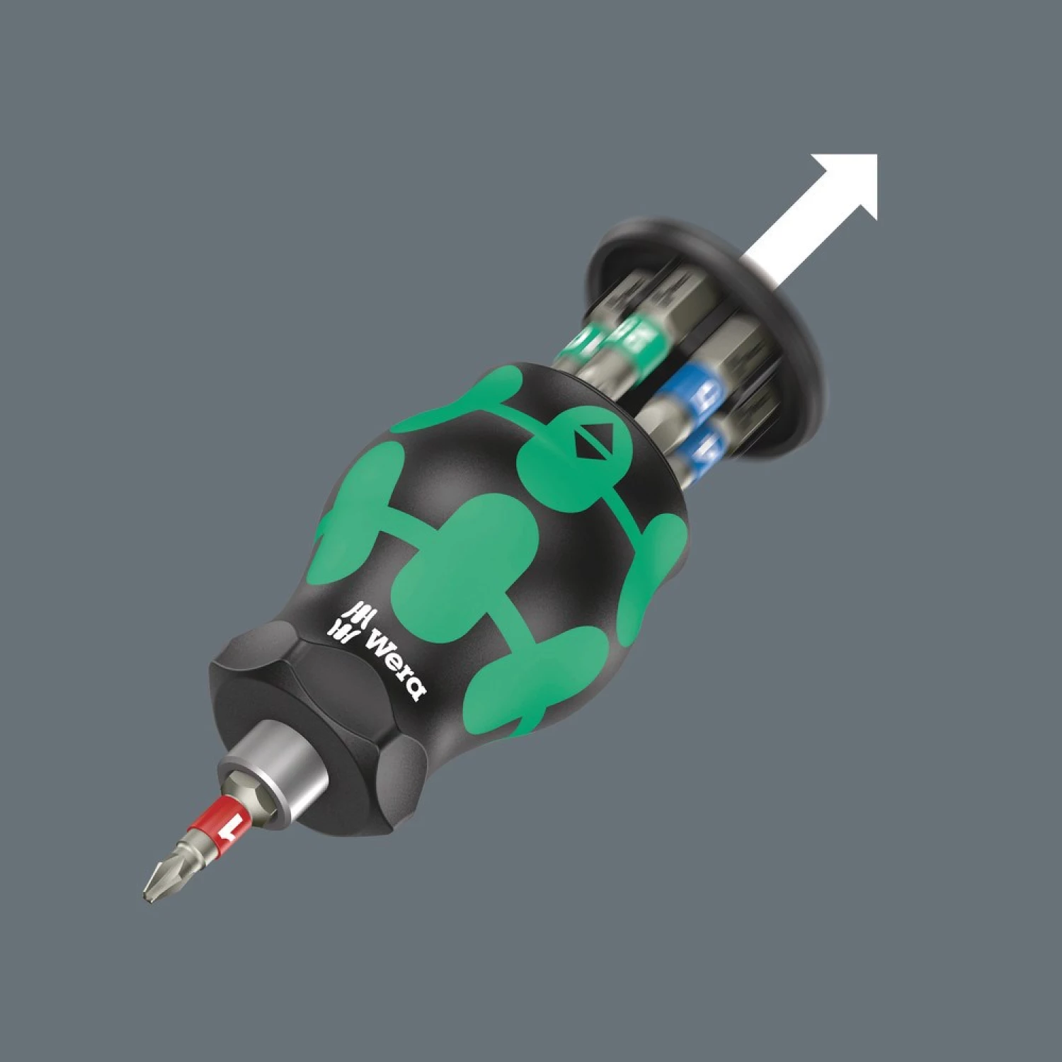 Wera 05004179001 Kraftform Kompakt Stubby Magazin Bicycle Set 11 Bitschroevendraaier - 7 in 1 multi-bit-image