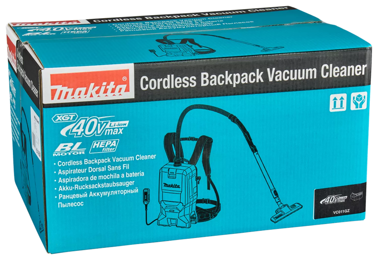 Makita VC011GZ XGT 40V Max Li-Ion Aspirateur à poussière sans fil - Corps seulement - 200mbar-image
