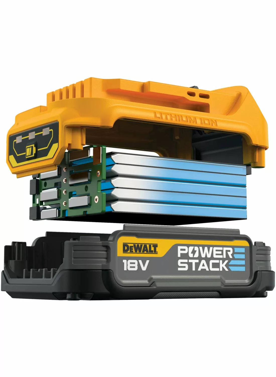 DeWALT DCBP034 Duopack 18V Li -ion Batterie - 1,7AH - Powerstack ™ - DCBP034E2 -XJ (2 pièces)-image