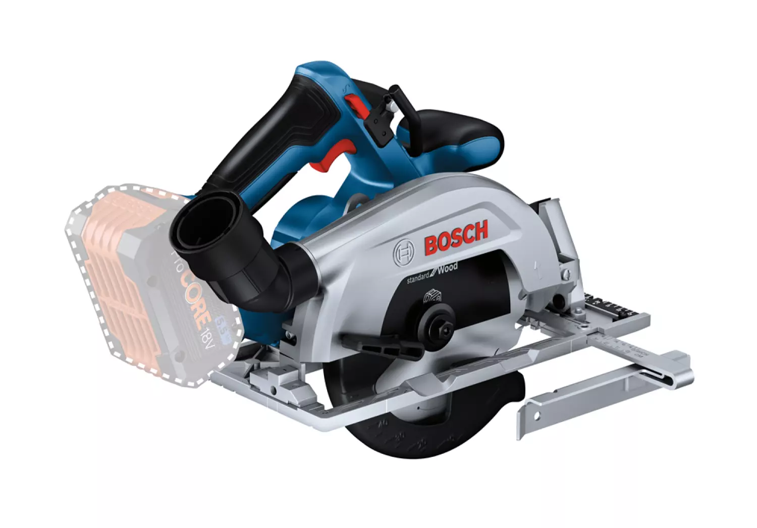 Bosch GKS 18V-57-2 18V Li-ion Accu cirkelzaag body - 165 mm-image