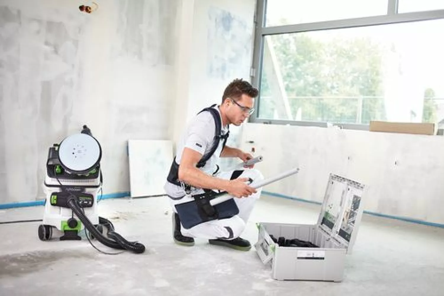 Festool LHS-E 225/CTM36/SET Wandschuurmachine incl. accessoires in tas - 400W - 225mm-image