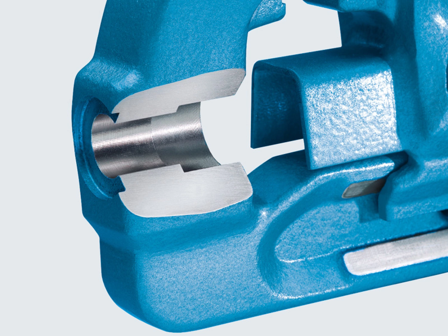 Heuer 100140 Bankschroef - Staal - Bekbreedte 140mm - Klembereik 200mm-image