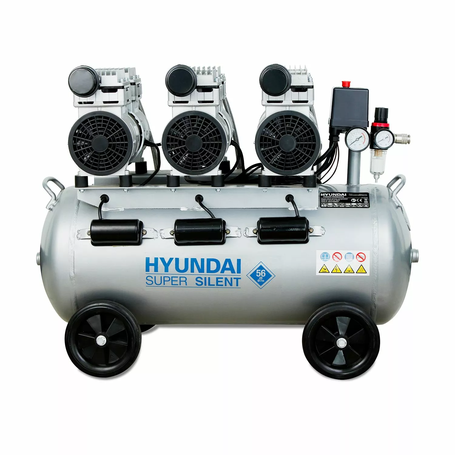 Hyundai 55757 Stille compressor - 70L - 8bar-image