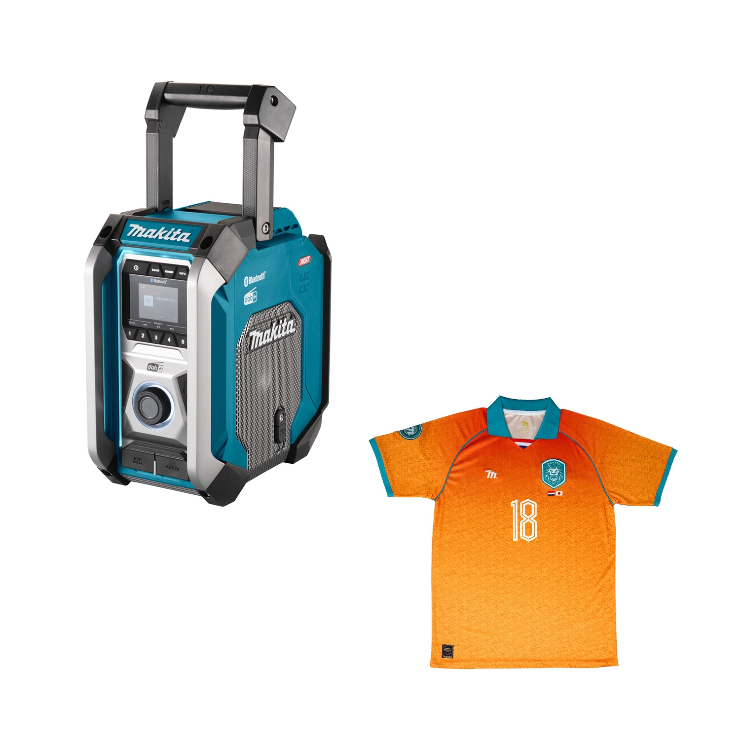Makita MR007GZ XGT / LXT / CXT Bouwradio - FM - DAB/DAB+ - Bluetooth - met gratis Makita WK T-Shirt-image