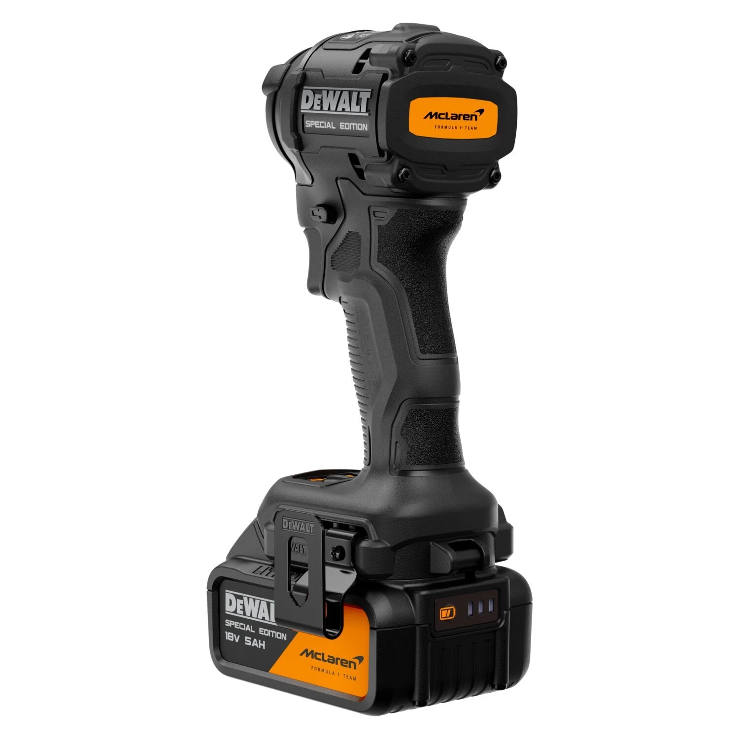 DeWALT X MCLAREN DCF86MP2T-QW 18V XR accu slagschroevendraaier set ( 2x 5.0Ah accu + lader)-image