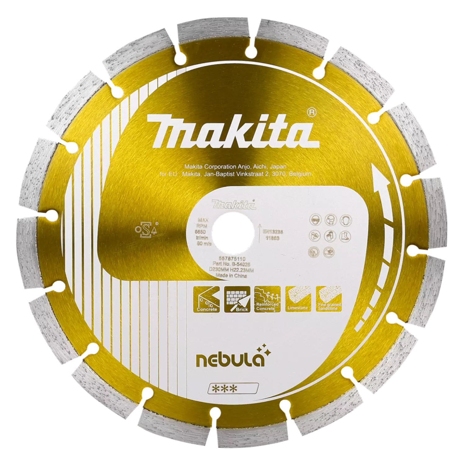 Disque Diamant Makita B -54025 - 230 x 22,2 mm - Universel-image