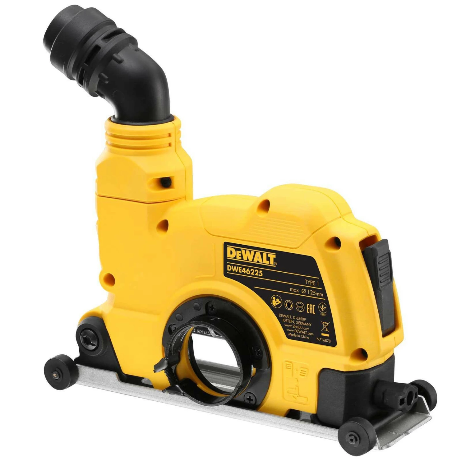 DeWALT DWE46229 Beschermkap 230 mm met stofafzuig mogelijkheid-image