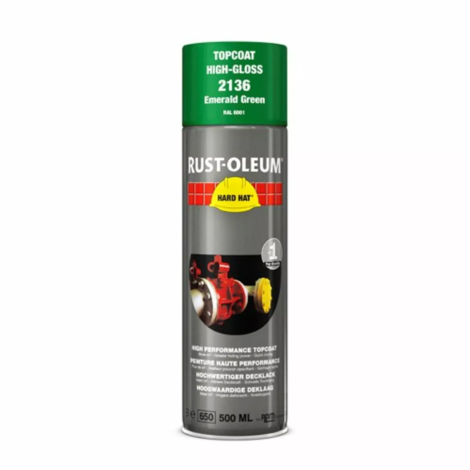 Rust-Oleum Hard Hat 2136 - RAL 6001 smaragd Vert  - 0,5L-image