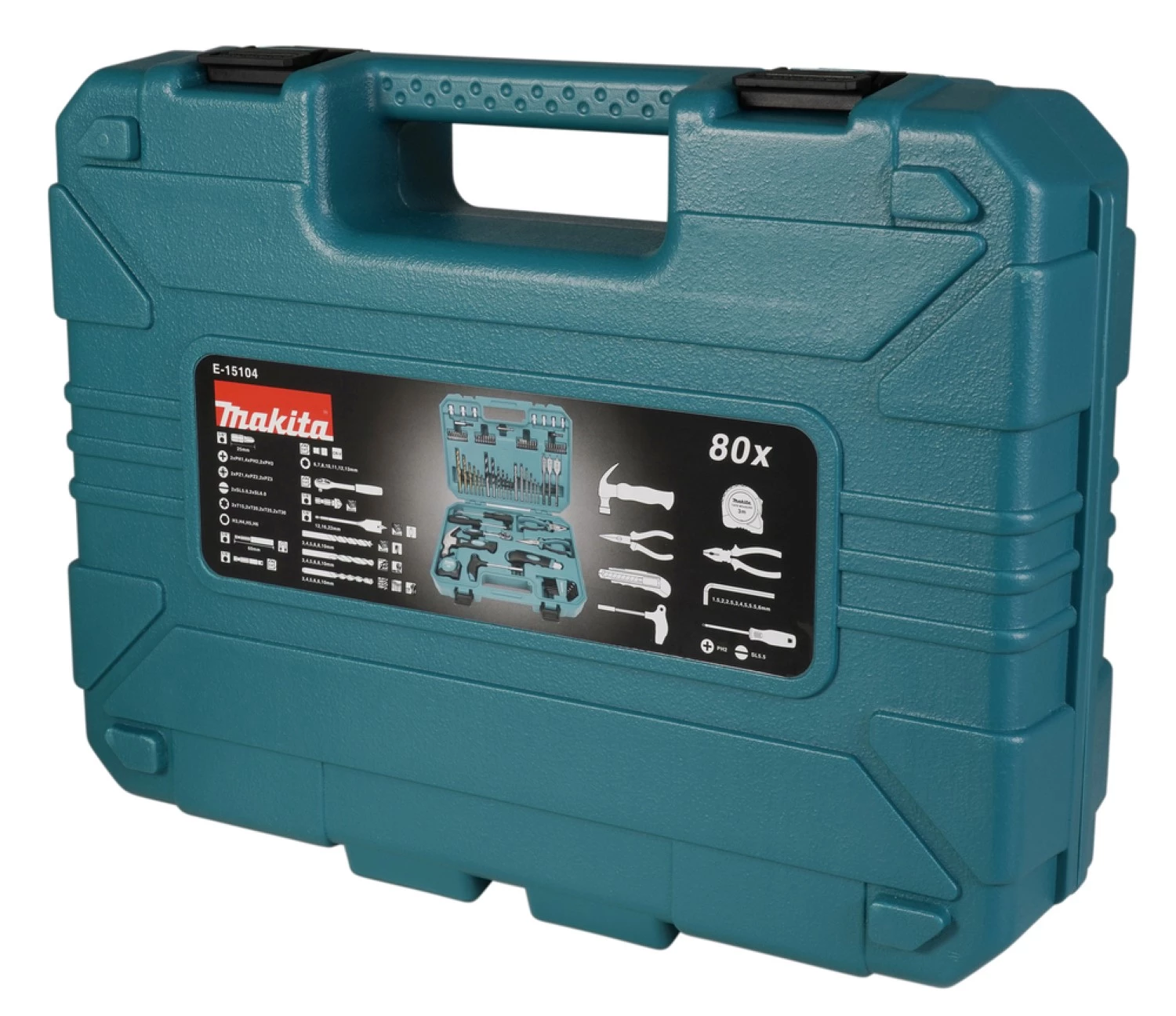 Makita E-15104 Gereedschapset in koffer - 80-delig-image