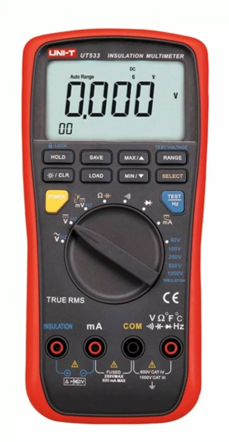 UNI-T UT533 Isolatieweerstand multimeter-image