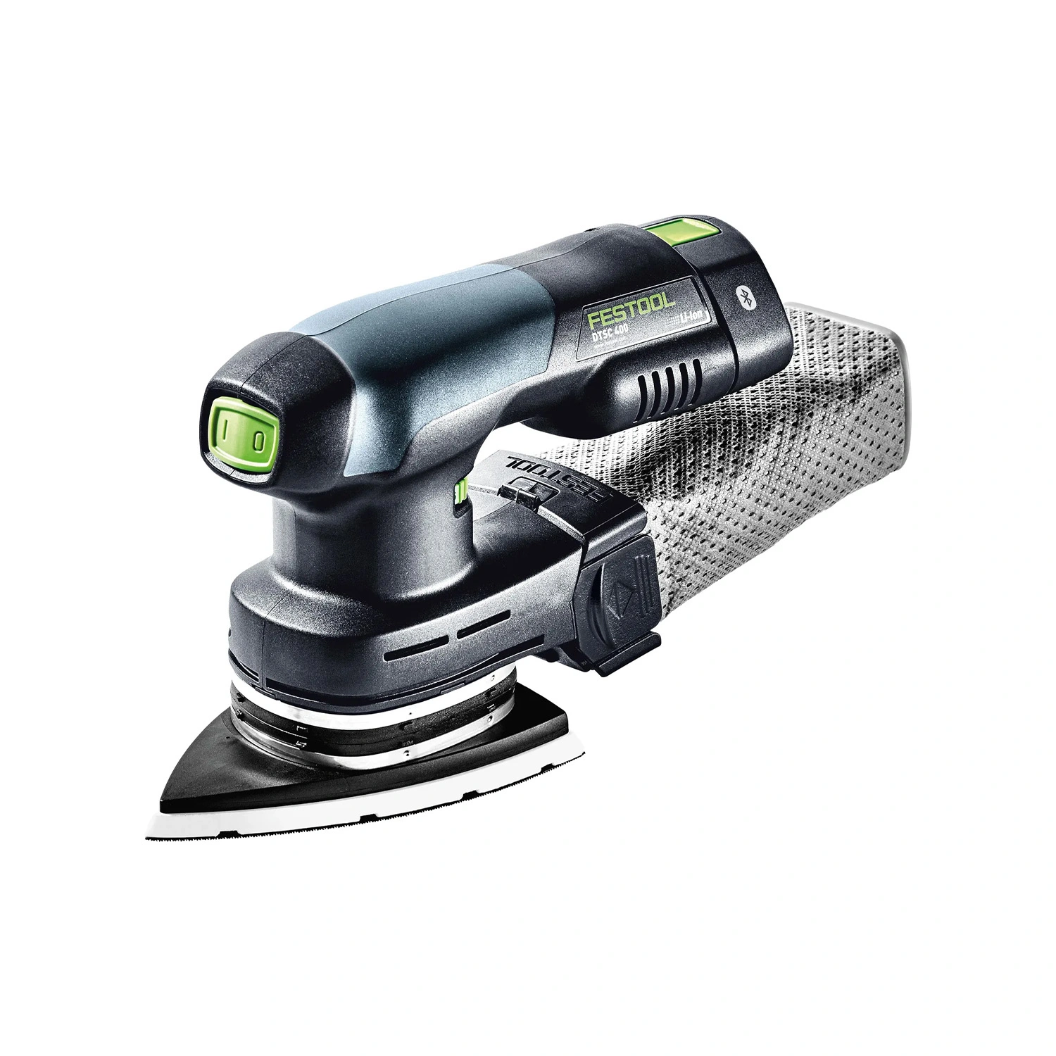 Festool DTSC 400 3,0 I-Set Kit de ponceuse delta sans fil (2 x 3 Ah et adaptateur) dans un Systainer - 18 V - 100 x 150 mm