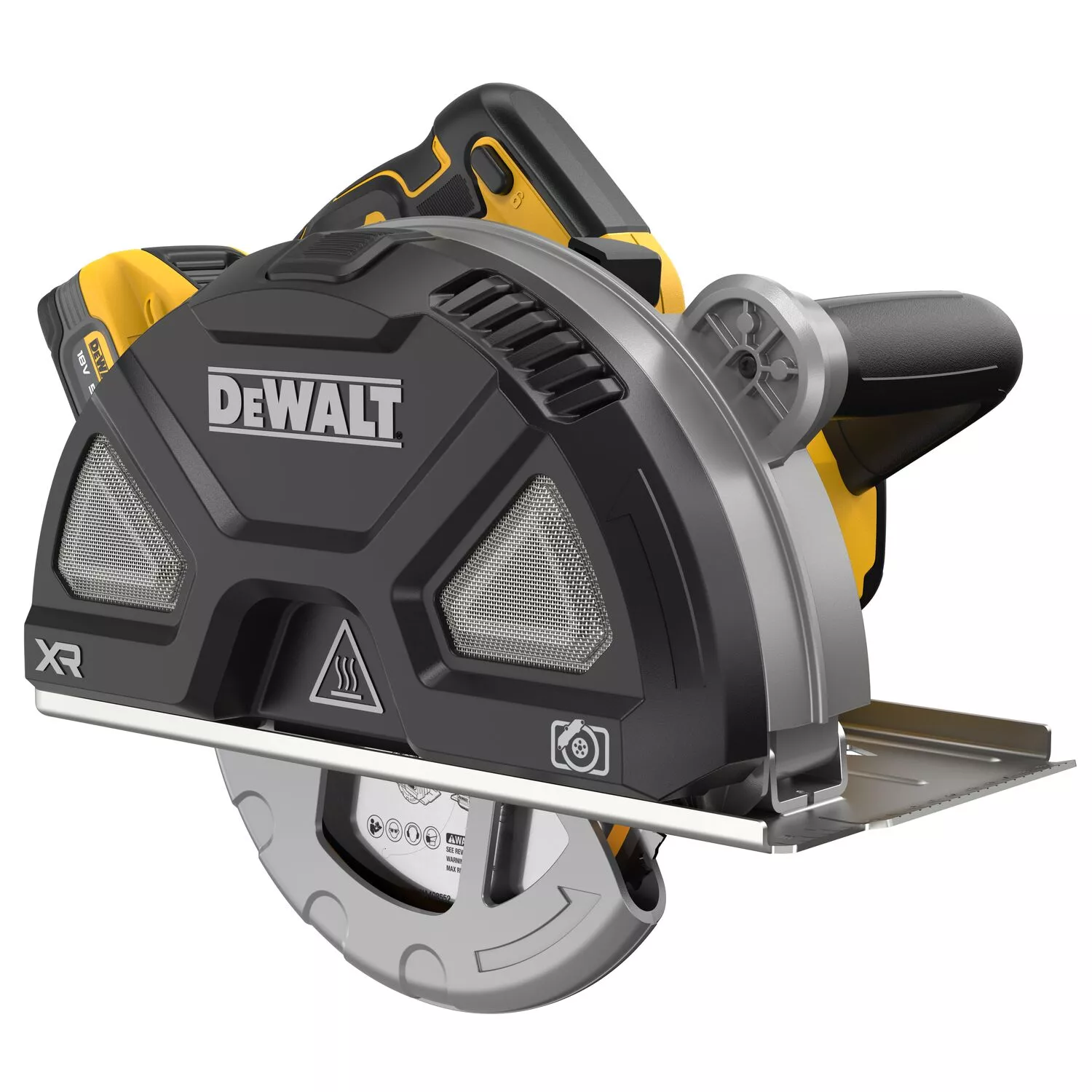 DeWALT DCS383H2 Ensemble scie circulaire à métaux sans fil Li-ion 18 V (2 batteries 5,0 Ah) dans TSTAK - 190 mm-image