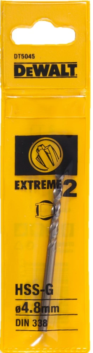 DeWALT DT5045 HSS-G Foret métal EXTREME 2™ - 4.8x86mm-image