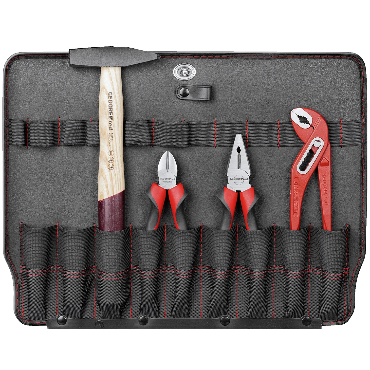 Gedore RED R21652057 AZUBI L Though Case Jeu d'outils dans un coffret  - 56 pièces-image